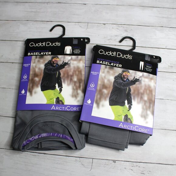 Cuddl Duds Men's Base Layer Shirt Pants Size S Heavyweight Long Johns - Picture 2 of 7